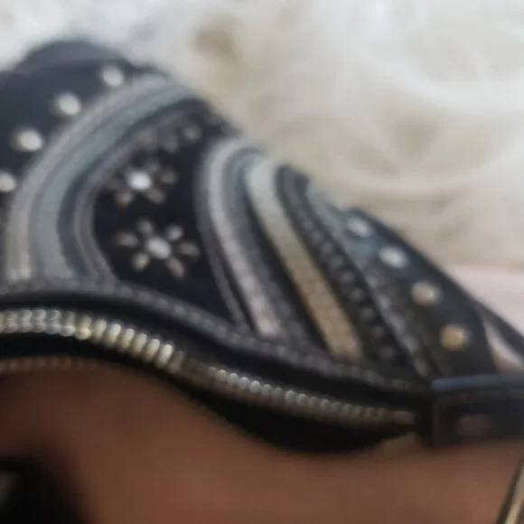 Black Coach Handbag - Picture 6 of 8